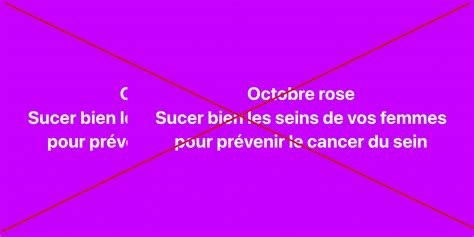 sucer sein|Autopalpation : Sucer les seins de sa partenaire peut réduire l .